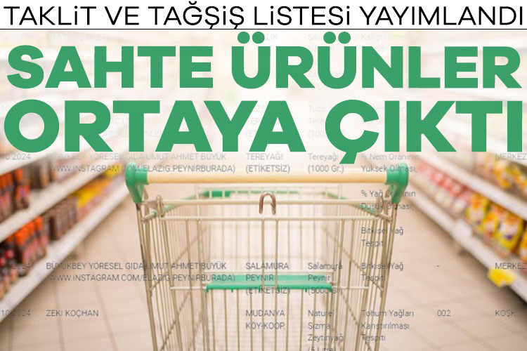 Tarım ve Orman Bakanlığı, gıdada sahteciliğin önlenmesi amacıyla yürüttüğü çalışmalarda