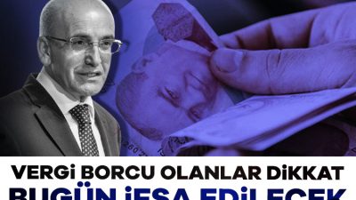 Hazine ve Maliye Bakanı Mehmet Şimşek, devlete kesinleşen vergi borcu