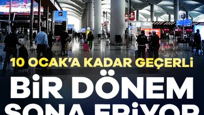 Yurt dışına çıkacak olan herkesi ilgilendiren bir gelişme yaşandı. Buna