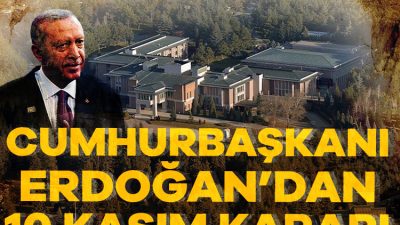 Cumhurbaşkanlığı Kabinesi, 10 Kasım'da Ulu Önder Mustafa Kemal Atatürk'e hürmeten
