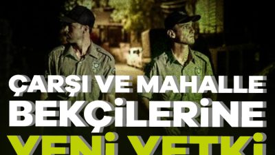 İç güvenlik alanında düzenlemeleri içeren kanun teklifine göre bekçilere üst