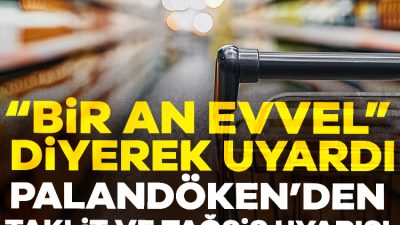 TESK Genel Başkanı Bendevi Palandöken, son dönemde gıda ürünlerine yapılan