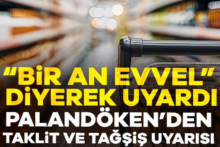 TESK Genel Başkanı Bendevi Palandöken, son dönemde gıda ürünlerine yapılan