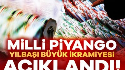 Milli Piyango, 31 Aralık 2024 tarihinde düzenlenecek yılbaşı çekilişinin büyük