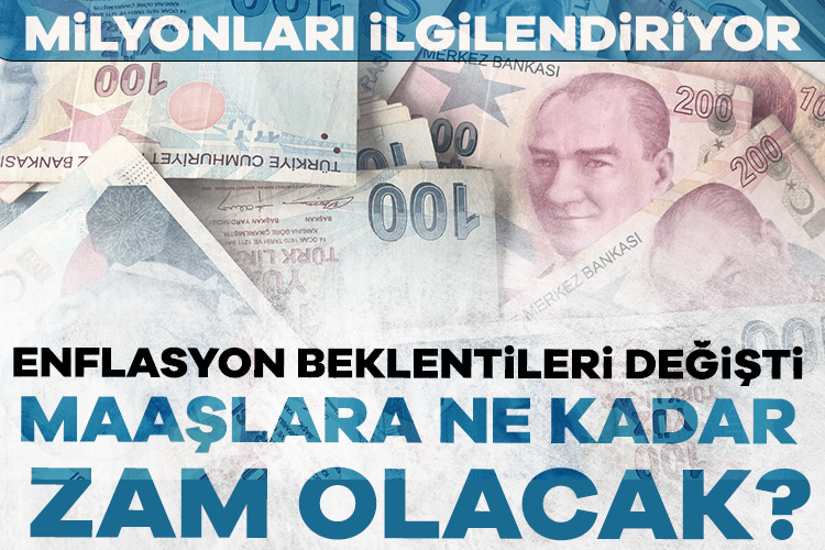 Yeni dönem maaş zamlarını belirleyen en önemli parametre enflasyon rakamları.