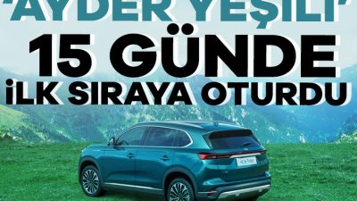 Togg T10X'in yedinci rengi 'Ayder' kasım ayının ilk yarısında satışı