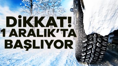 Ulaştırma ve Altyapı Bakanı Abdulkadir Uraloğlu, zorunlu kış lastiği uygulamasının