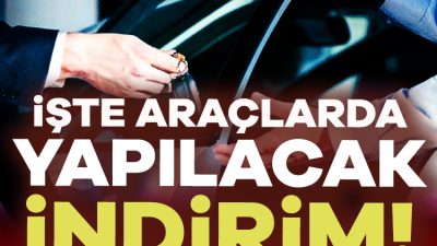 25 yaşından büyük aracı olanlar için hurda teşviki kapsamında ÖTV'siz