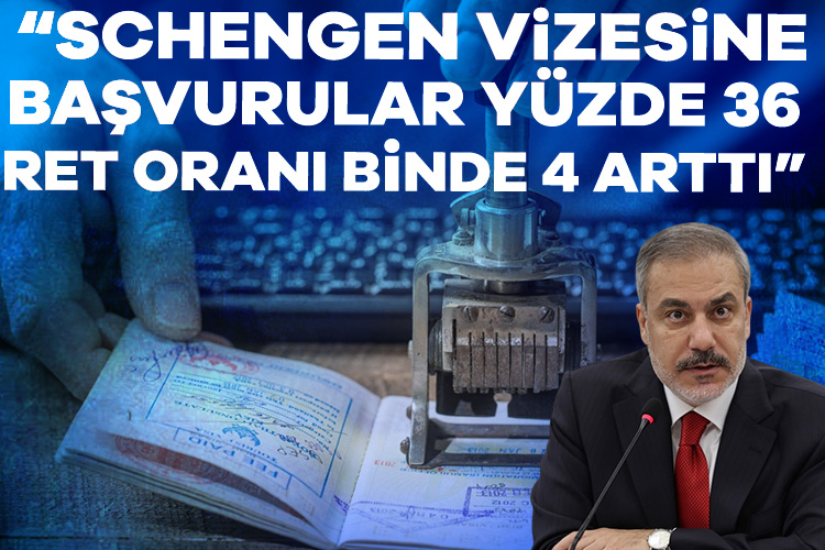 Dışişleri Bakanı Hakan Fidan, Türkiye'de Schengen vizesine başvuranların oranının yüzde