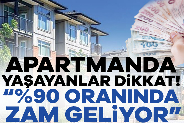 Apartmanda yaşayan milyonlarca vatandaşı ilgilendiren zam iddiası gündem yarattı. Resmi