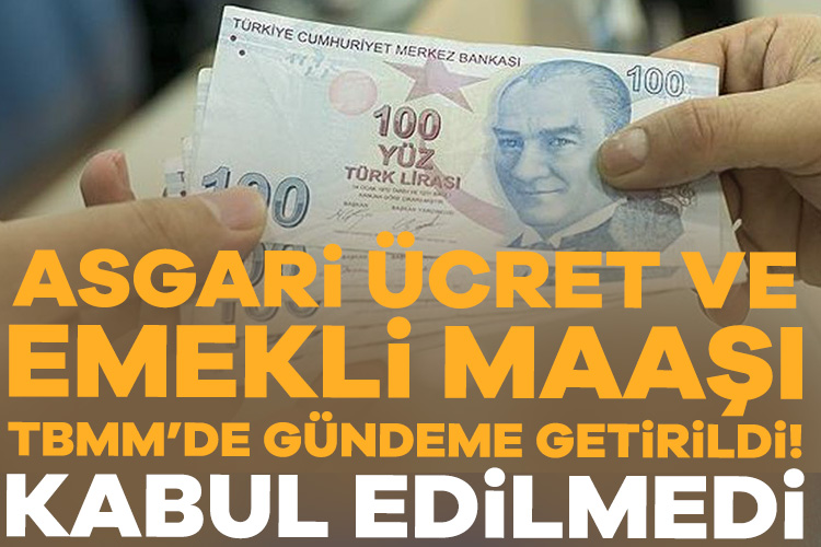 Saadet Partisi Konya Milletvekili Hasan Ekici, asgari ücret ve emekli