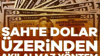 Geçen hafta gündeme gelen sahte 50-100 dolarlık banknotlar nedeniyle, bankalar,