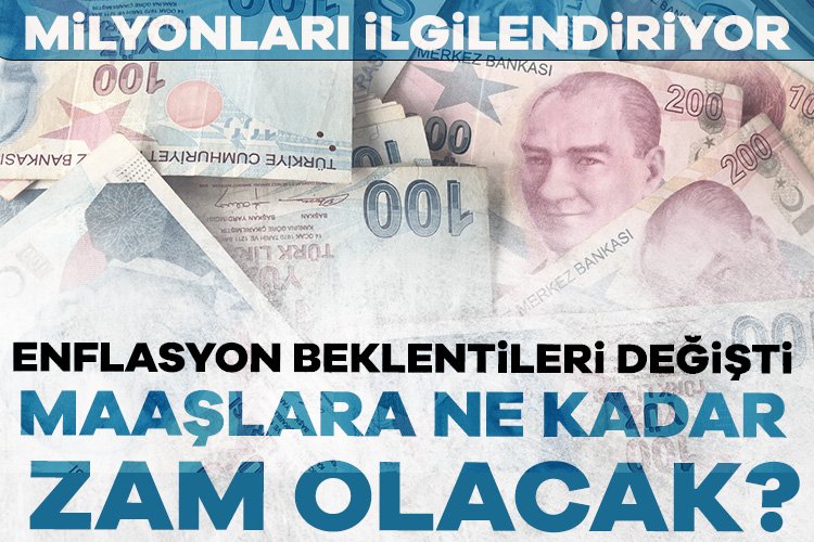 Yeni dönem maaş zamlarını belirleyen en önemli parametre enflasyon rakamları.
