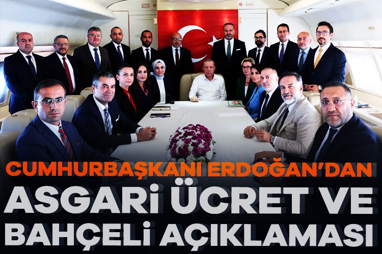 Cumhurbaşkanı Erdoğan’da asgari ücret açıklaması Cumhurbaşkanı Erdoğan, Cumhur İttifakı'nın uyumu ve birlikteliğinin Türkiye için kritik