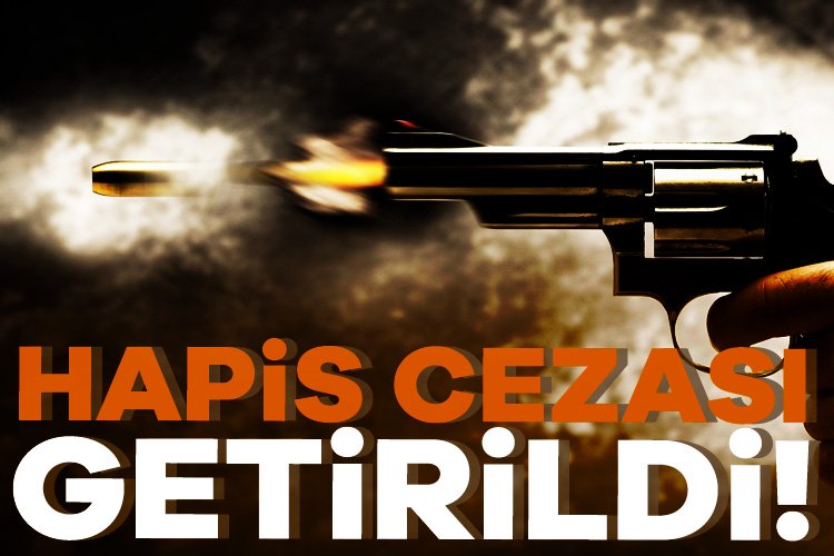 Ruhsatsız silah bulunduranlara hapis cezası getirildi! İçişleri Bakanı Ali Yerlikaya, "Kanun hükümlerine aykırı (Ruhsatsız) silah satın