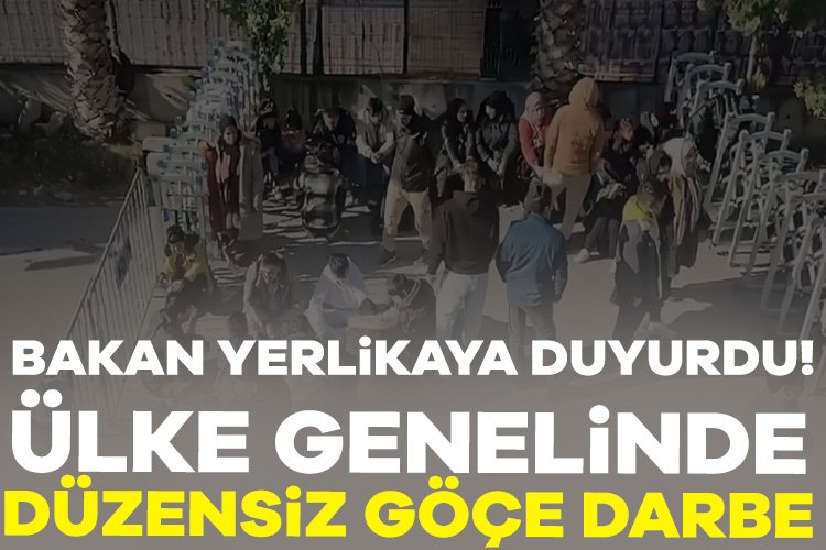 İçişleri Bakanlığı, göçmen kaçakçılığı yapanlara yönelik yurt genelinde yapılan Kalkan-32