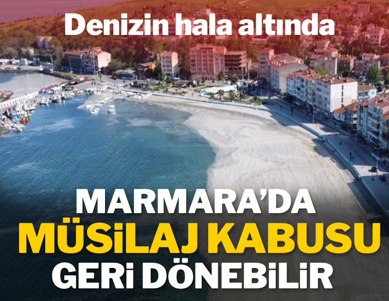 2021 yılında Marmara Denizi'nde görülen müsilajın, deniz altında varlığını sürdüğü