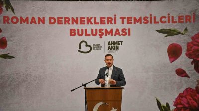 Roman Dernekleri Temsilcileri Buluşması’nda konuşan Balıkesir Büyükşehir Belediye Başkanı Ahmet