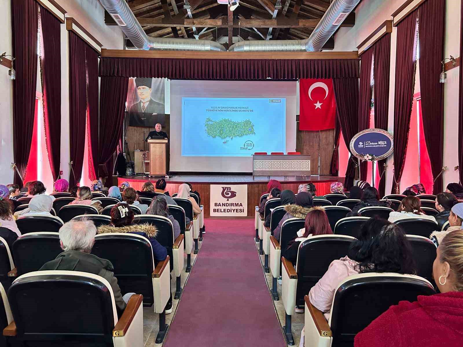 Balıkesir’in Bandırma ilçesinde, Bandırma Sosyal Hizmet Merkezi ve Balıkesir Yeşilay