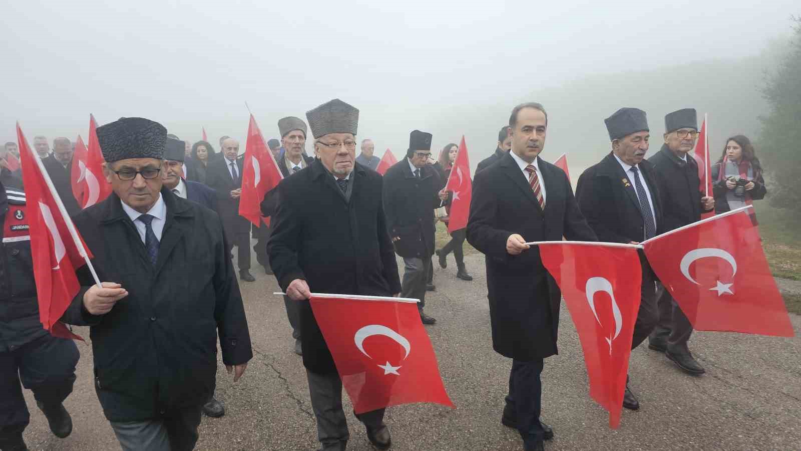 Balıkesir’in Bandırma ilçesinde, Bandırma’da Sarıkamış Şehitleri’nin 110’uncu yılı anısına düzenlenen