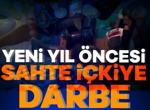 Sahte alkol üretimi ve satışı yaptığı tespit edilen 9 şüpheli