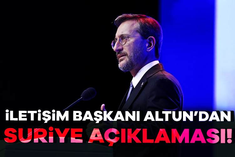 İletişim Başkanı Fahrettin Altun, Stratcom Forum'24 programında yaptığı konuşmada, Suriyeli