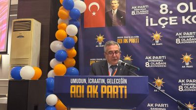 AK Parti Bandırma İlçe Başkanlığı 8. Olağan Kongresi’nde Göksel Karlahan