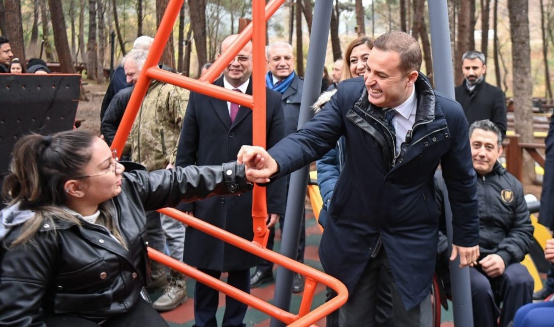 Doğa ile baş başa; Engelsiz Piknik Alanı açıldı Balıkesir Büyükşehir Belediyesi, Değirmen Boğazı Tabiat parkı içerisinde engelli bireylerin