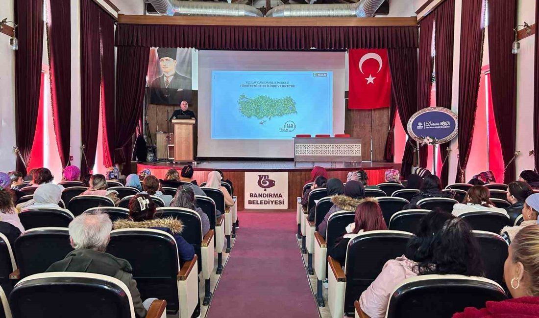 Balıkesir’in Bandırma ilçesinde, Bandırma Sosyal Hizmet Merkezi ve Balıkesir Yeşilay