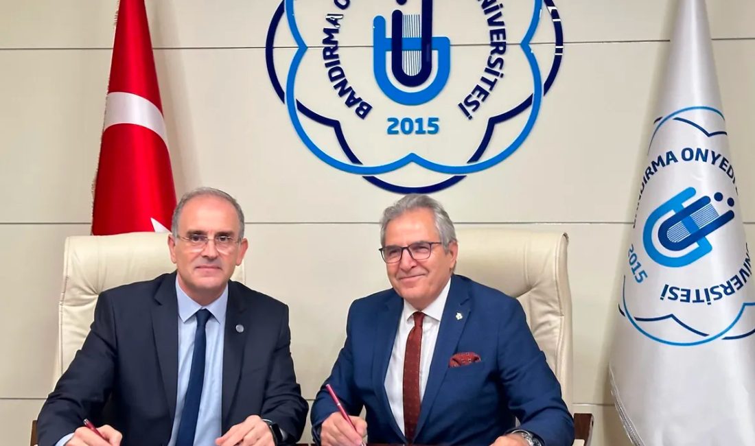 Bandırma Belediyesi ile Bandırma Onyedi Eylül Üniversitesi arasında işbirliği protokolü imzalandı Bandırma Belediyesi, sürdürülebilirlik hedefleri doğrultusunda önemli bir adımı daha hayata