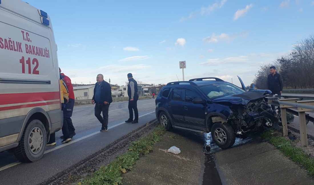 Balıkesir’de direksiyon hakimiyetini kaybeden sürücü yaralandı Balıkesir'in Susurluk ilçesinde, Balıkesir-Bursa Kara Yolu Balıkesir istikameti, Balıklıdere mevkiinde