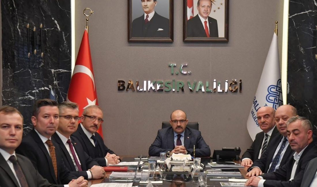 Gönen TDİOSB müteşebbis heyet toplantısı yapıldı Balıkesir Valisi İsmail Ustaoğlu başkanlığında, Gönen Tarıma Dayalı İhtisas Sera