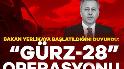 İçişleri Bakanı Ali Yerlikaya, 30 ilde PKK/KCK-PYD/YPG terör örgütüne yönelik