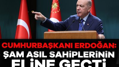 Cumhurbaşkanı Recep Tayyip Erdoğan başkanlığındaki Kabine Toplantısı sona erdi. Toplantı