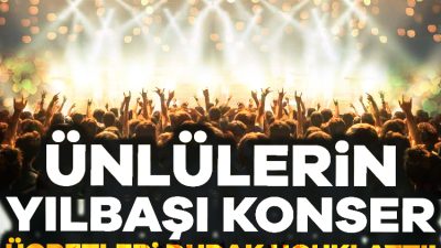 Ünlülerin yılbaşı konser ücretleri şoke etti! İşte ünlülerin yılbaşı konser ücretleri Yılbaşı gecesi konserleriyle ünlü isimlerin kazançları dudak uçuklatıyor. 2024 yılının