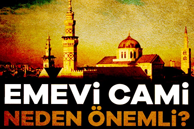 Dünyanın en eski camilerinden olan Emevi Cami merak ediliyor. MİT