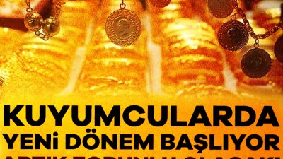 Bakanlık, kuyumcularda yürürlükte olan fakat uygulamaya geçmeyen 'altın alım satımlarında'