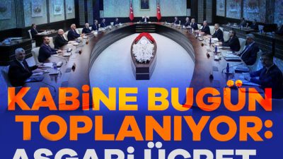 Kabine bugün Cumhurbaşkanı Erdoğan liderliğinde Beştepe'de toplanıyor. Toplantının ana gündem