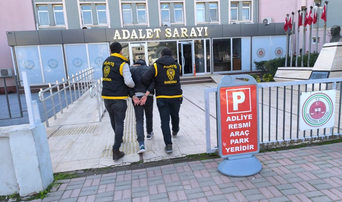 Balıkesir'in Bandırma ilçesinde, Bandırma İlçe Emniyet Müdürlüğü ekipleri, 12 Aralık
