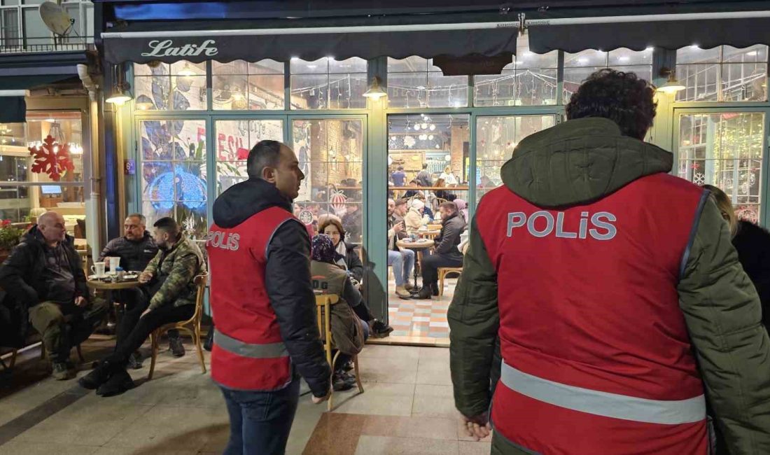 Balıkesir’in Bandırma ilçesinde yeni yıl kutlamalarının huzur ve güven içinde