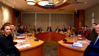 Bandırma Belediyesi ev sahipliğinde düzenlenen Cumhuriyet Başsavcılığı Koruma Kurulu toplantısına,