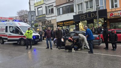 Balıkesir'in Bandırma ilçesi Atatürk Caddesi’nde meydana gelen kazada, 11 yaşındaki