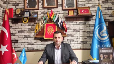 Bandırma Ülkü Ocakları Başkanlığı görevine getirilen Rıdvan Öz, yaptığı basın