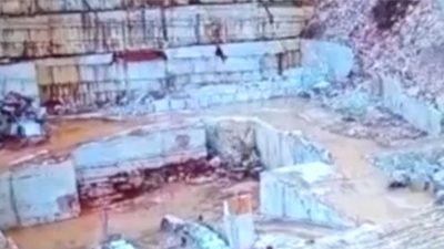 Balıkesir’in Marmara Adası Saraylar Mahallesi’nde bir mermer ocağında meydana gelen