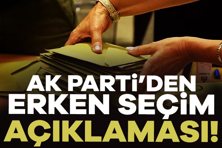 AK Parti’den erken seçim açıklaması! AK Parti Genel Başkan Yardımcısı Hamza Dağ, gündemdeki önemli konularla