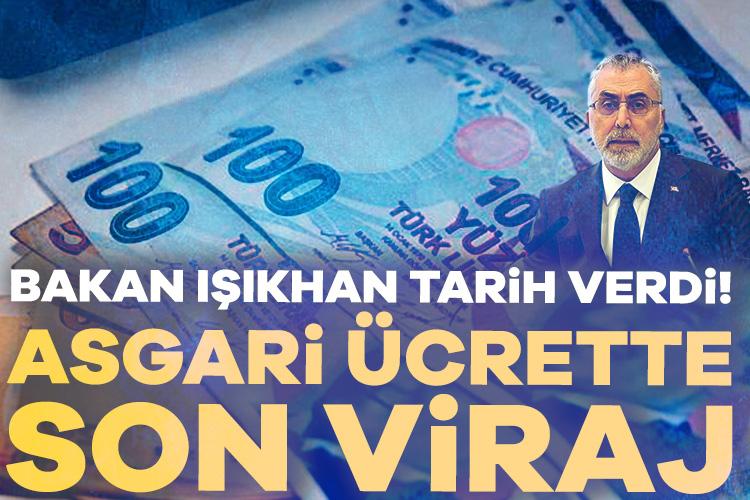 Bakan Işıkhan’dan asgari ücret açıklaması Asgari Ücret Tespit Komisyonunun üçüncü toplantısı 19 Aralık'ta gerçekleştirilecek. Çalışma