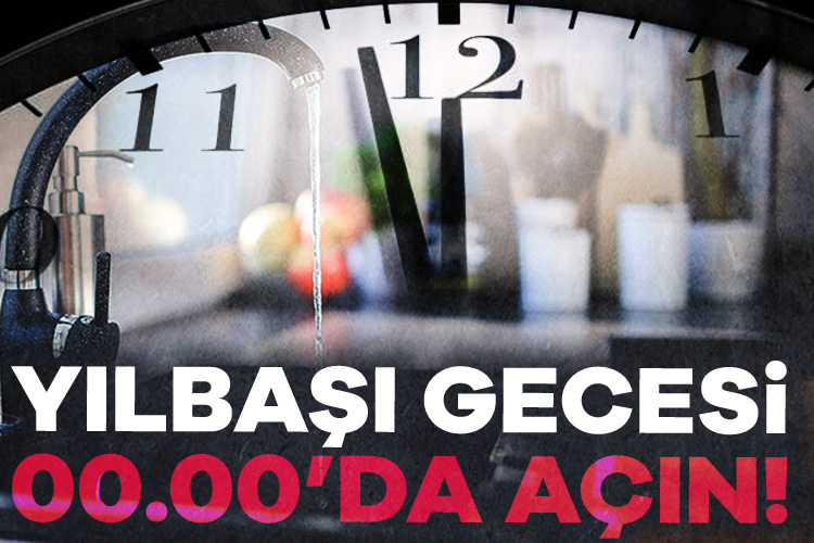 Musluk açma ritüeli nedir? Yılbaşı gecesi 00.00’da neden musluk açılır? Yılbaşına girmeye sayılı günler kala, yeni yıla güzel dileklerle girmek