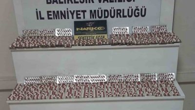Balıkesir İl Emniyet Müdürlüğü Narkotik birimleri, uyuşturucu operasyonunda 2 bin