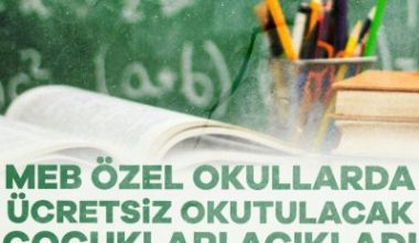 MEB Milli Eğitim Bakanlığı Özel Öğretim Kurumları Yönetmeliğinde değişiklik yayımladı.