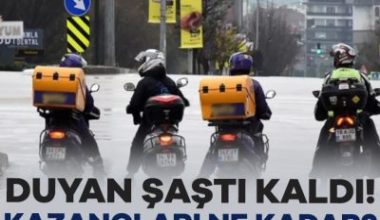 Moto kuryeler, günde 10-12 saat çalışarak aylık 120-150 bin lira